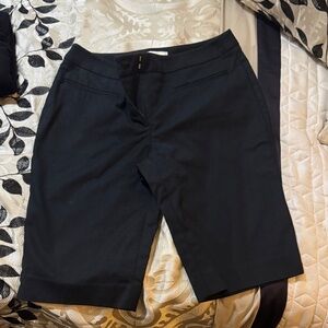 Chico’s Dress Black Bermuda Shorts